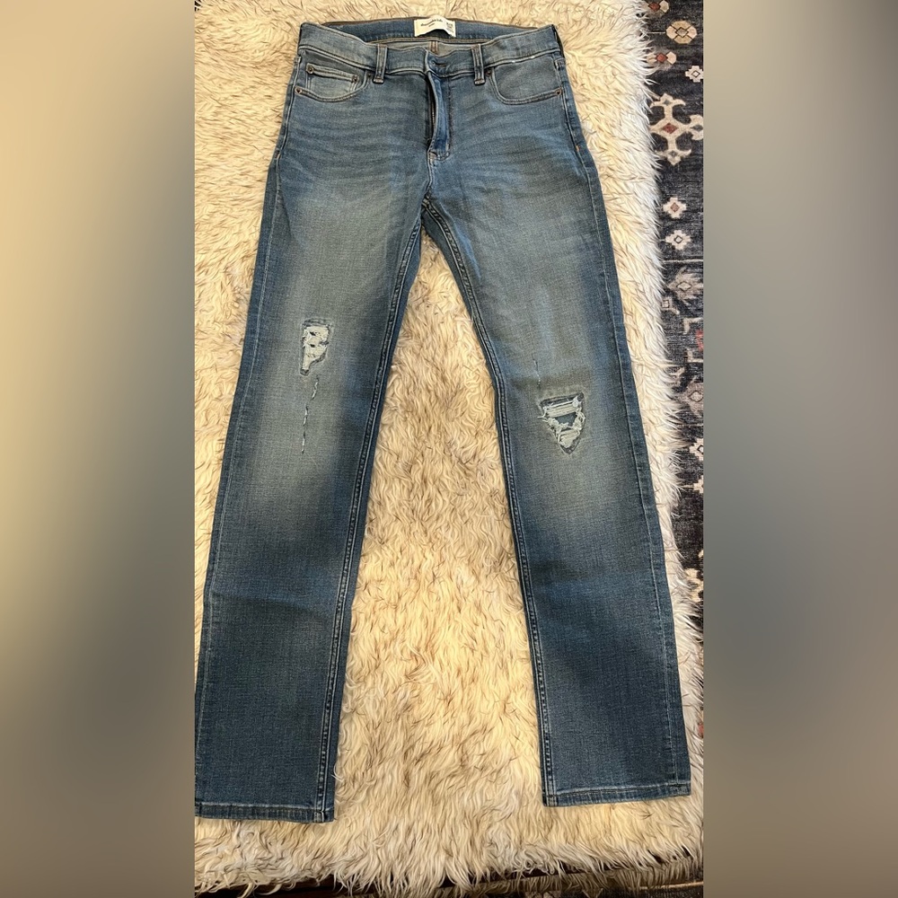 Abercrombie Kids - Skinny Jeans - 15/16 Long - Medium Wash